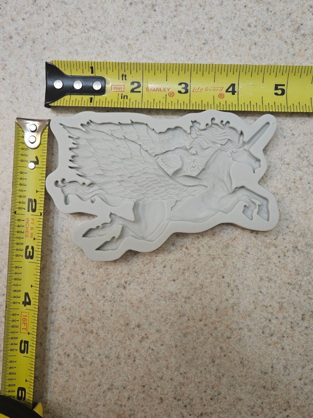 Woman on Winged Unicorn Silicone Mold - Picture 5 of 8